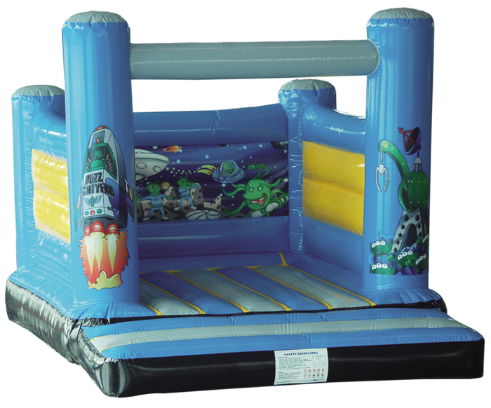 5-20 Children Load Capacity Alien Themed 0.55mm PVC Inflatable Bouncer – CE EN71 ASTM Certified for Amusement Parks