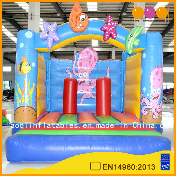Amusement Park 5*4m 0.55mm Tarpaulin Octopus Inflatable Bouncer Distributor Supply – MOQ 1PC, OEM CE Certified