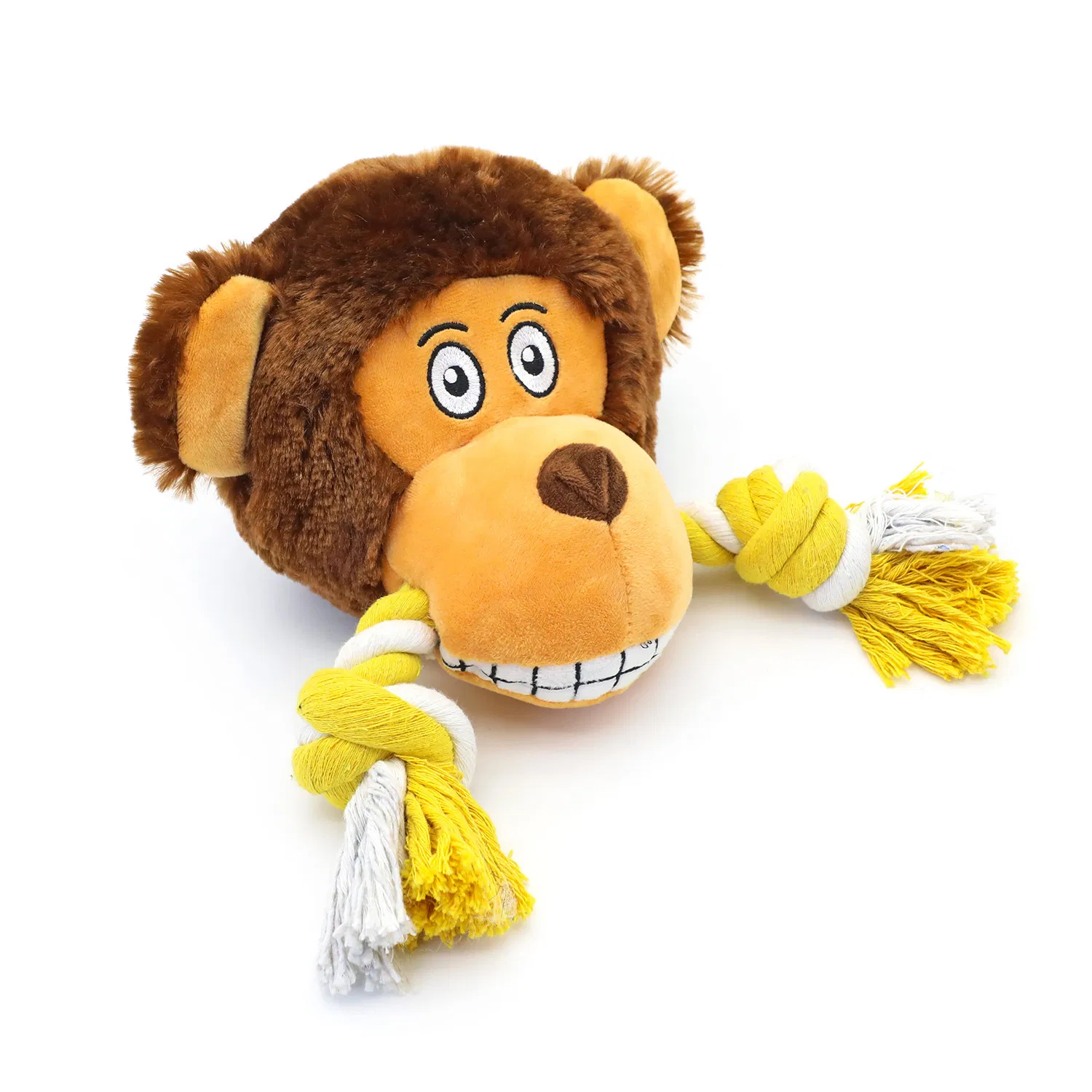 Pet Supplies 12+ Years Factory Dog Animal Head Rope Toy – CE Certified, MOQ 100pcs, OEM Supported