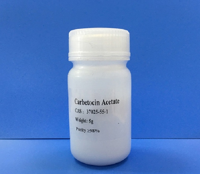 Pharmaceutical Lab R&D 99% Min Carbetocin Acetate Lyophilized Powder, 10mg, MOQ 1 vial, CE Certified