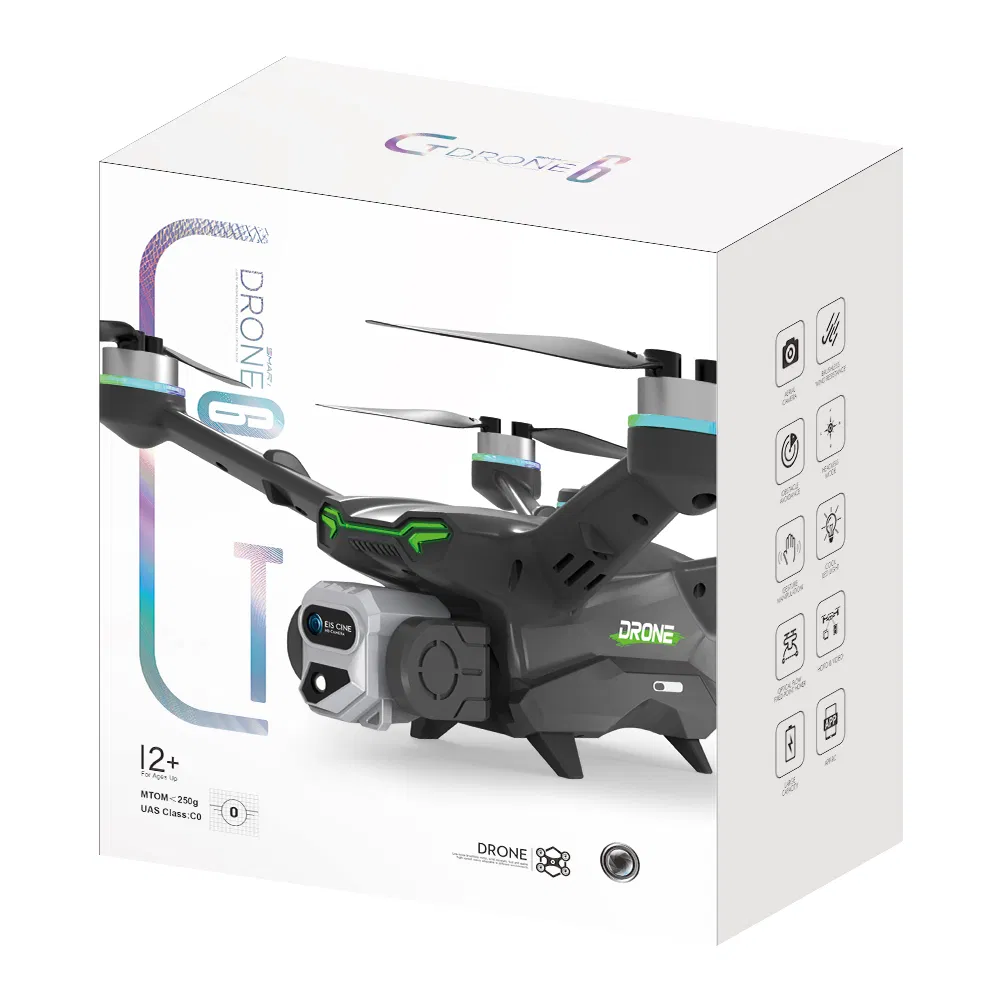 Factory Direct 100% QC-Inspected GT6 4K GPS Quadrotor Industrial Drone, OEM Supply, ISO9001 Certified, Defect-Free Guarantee