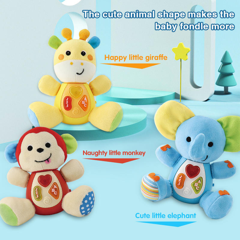 Lighting Music Elephant Plush Toy for EU Market – CE Certified, 48pcs MOQ, Fast Local Delivery