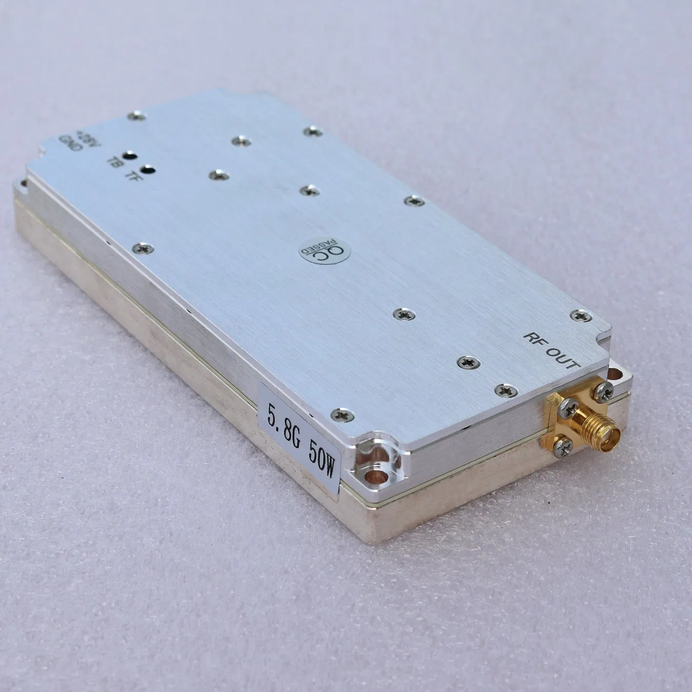 50W 5.8GHz Anti-Drone RF Amplifier Module – 5725-5850MHz, MOQ 2pcs, OEM/ODM Available