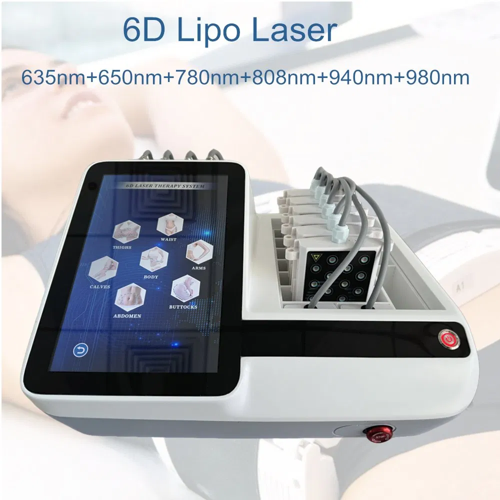 Aluminum Alloy Cased 2500W 6D Lipolaser Slimming Machine – Salon Body Contouring, Factory Direct MOQ 1 Unit