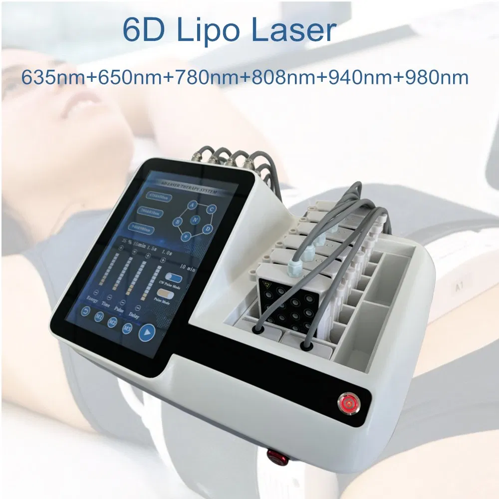 Aluminum Alloy Cased 2500W 6D Lipolaser Slimming Machine – Salon Body Contouring, Factory Direct MOQ 1 Unit
