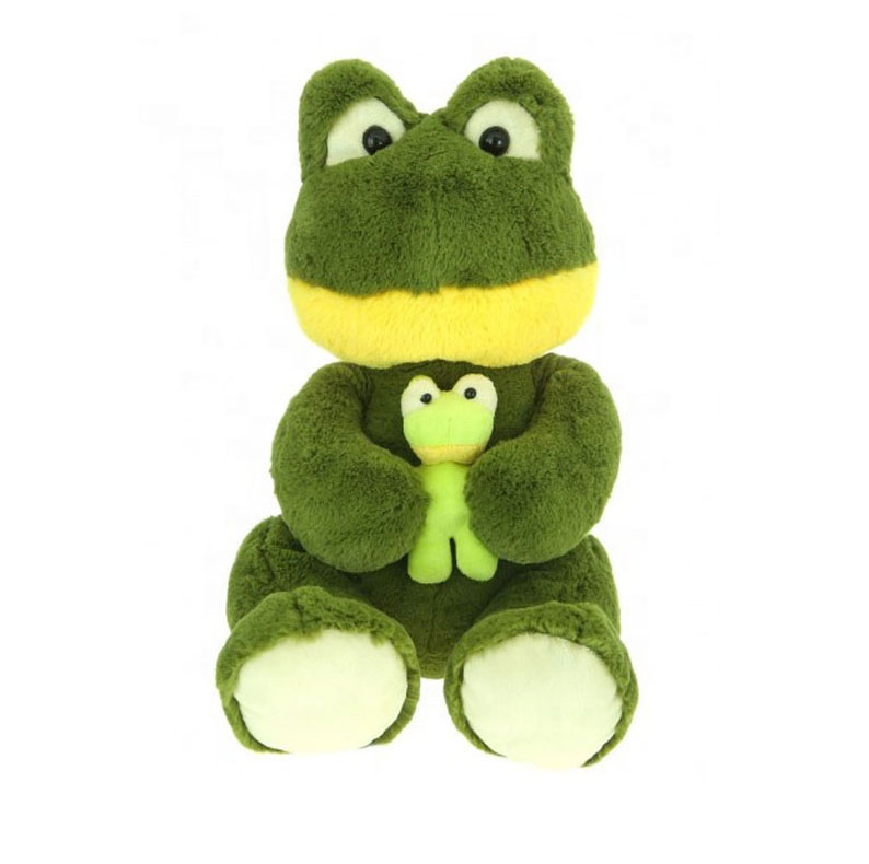 20-50cm Short Plush Stuffed Frog Toy – PP Cotton Filling, OEM Welcomed, MOQ 500pcs Factory Direct