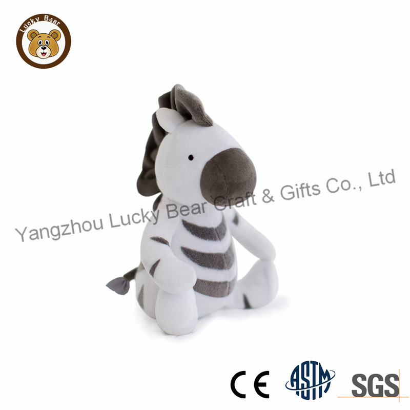 Promotional Gift Manufacturing Sitting Plush Zebra Raw Material Bulk Supply – PP Cotton Filling, CE Certified, 1–15 Ton MOQ