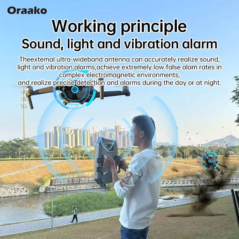 Factory Direct Anti Drone Signal Jammer 1 Unit Pack – 160W, 500-3000m Block Distance, OEM Available, MOQ 10