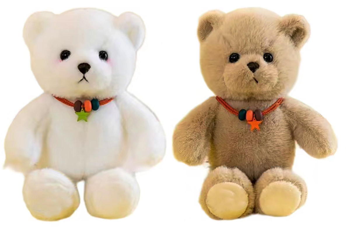 30cm Sitting Teddy Bear – Grade A PP Cotton Filling, OEM MOQ CE Certified Wholesale Available