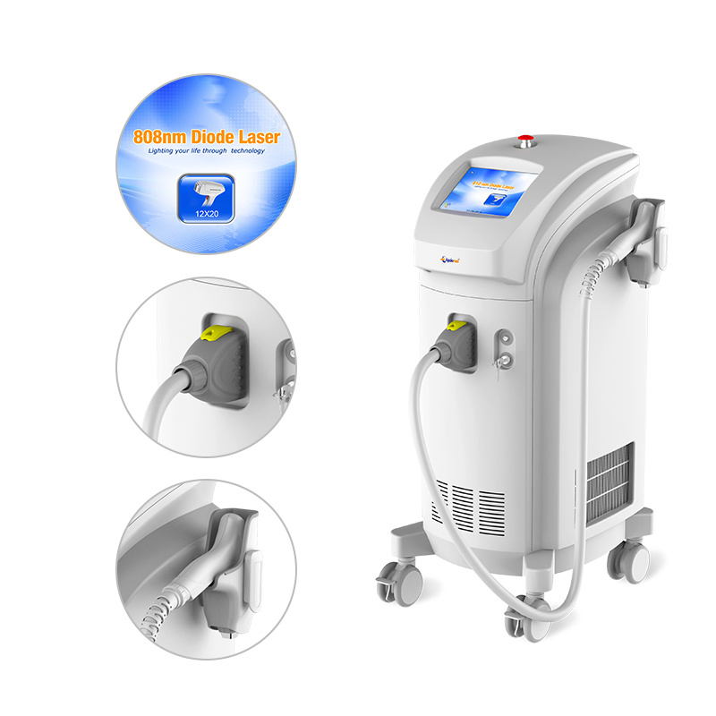 1600W 810nm Diode Laser Hair Removal Instrument, Triple Wavelength CE FDA ISO Certified for Commercial Beauty Clinics