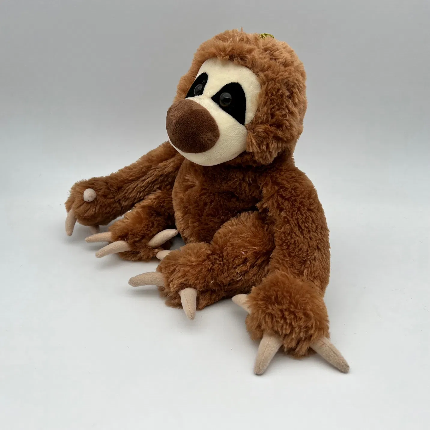 Factory Direct Custom Plush Sloth Stuffed Toy 24 Month Shelf Life – Dry Room Temp Storage, Stable Supply Year-Round, MOQ 500pcs