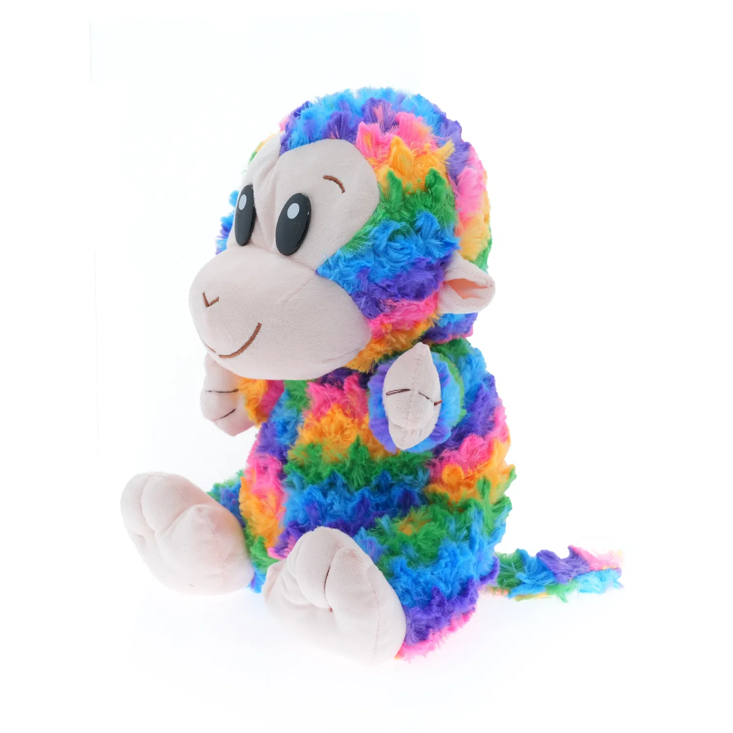 Custom Plush Monkey Stuffed Toy for Industrial Promotional Manufacturing – 7-24in Sizes, OEM, MOQ 1200PCS, Factory Direct Supply