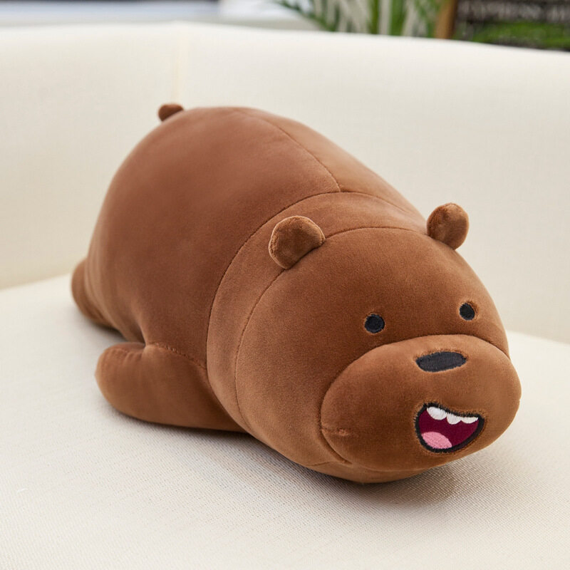Factory Direct ISO 9001 Certified Sitting Bear Plush Toy 5x10x8in, MOQ 100pcs, OEM Supply CE EN71 Approved