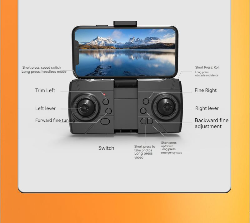 Foldable 2-Battery 1080P HD RC Drone Kit for SEA, MENA, Latin America – China Origin, Brown Carton, Flexible MOQ 10, Export Ready