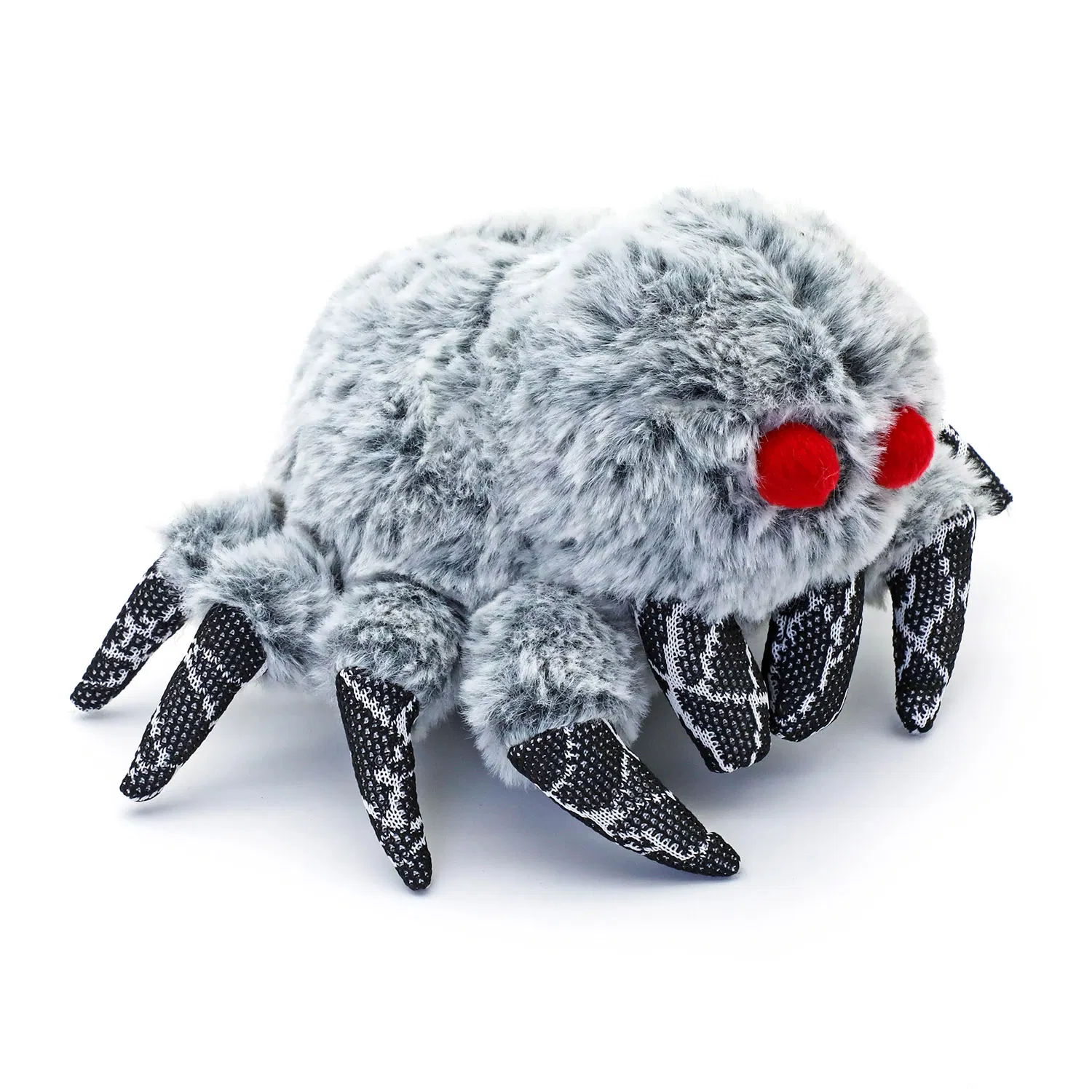 16cm Squeaker Spider Plush Toy for Textile & Apparel Industry – 100% Polyester, Mill-Direct, OEM, Bulk Pricing