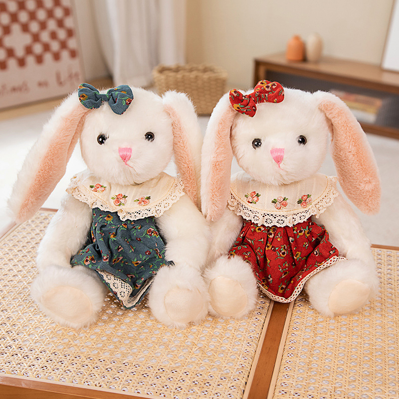 Children’s Toy Retail CE EN71 Long-Eared Rabbit Plush Toy MOQ 500PCS/Color
