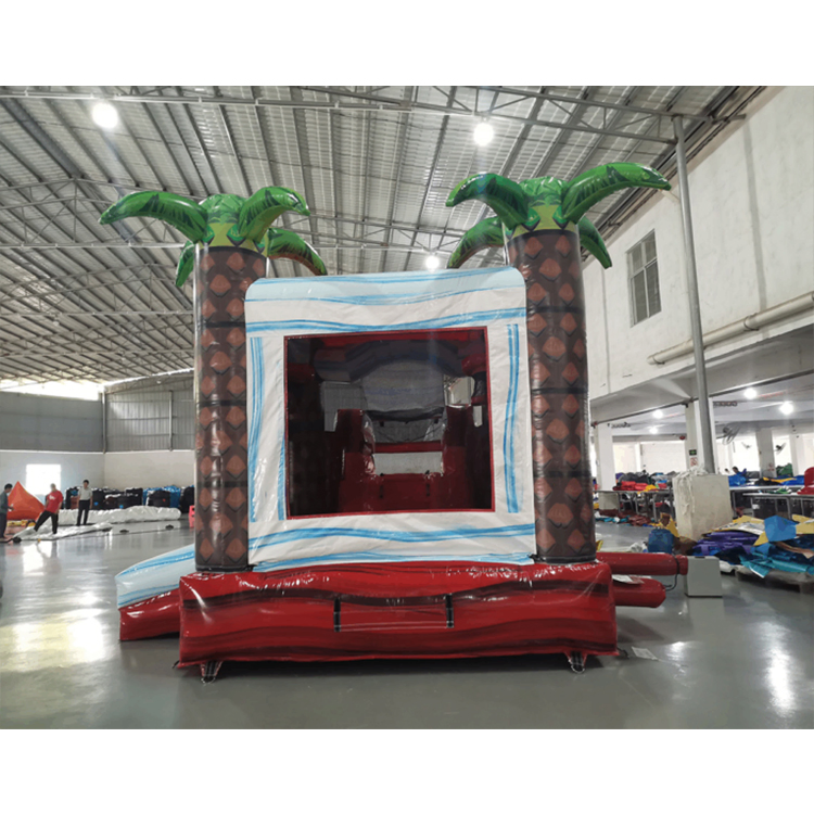 Amusement Park R&D Tested Inflatable Bouncer Combo Slide – 0.45mm PVC, CE Verified, 1 Set MOQ