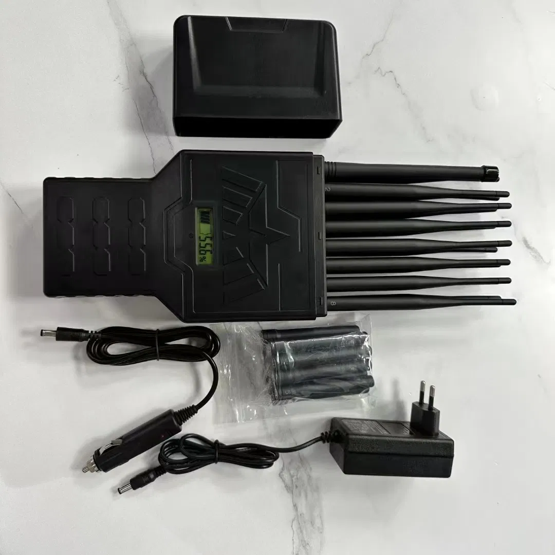 16-Antenna 5G Cell Phone Signal Jammer N16D – 1900~1990MHz Range, 25m Max Jamming Radius, CE Cert, MOQ 1pc OEM Supported