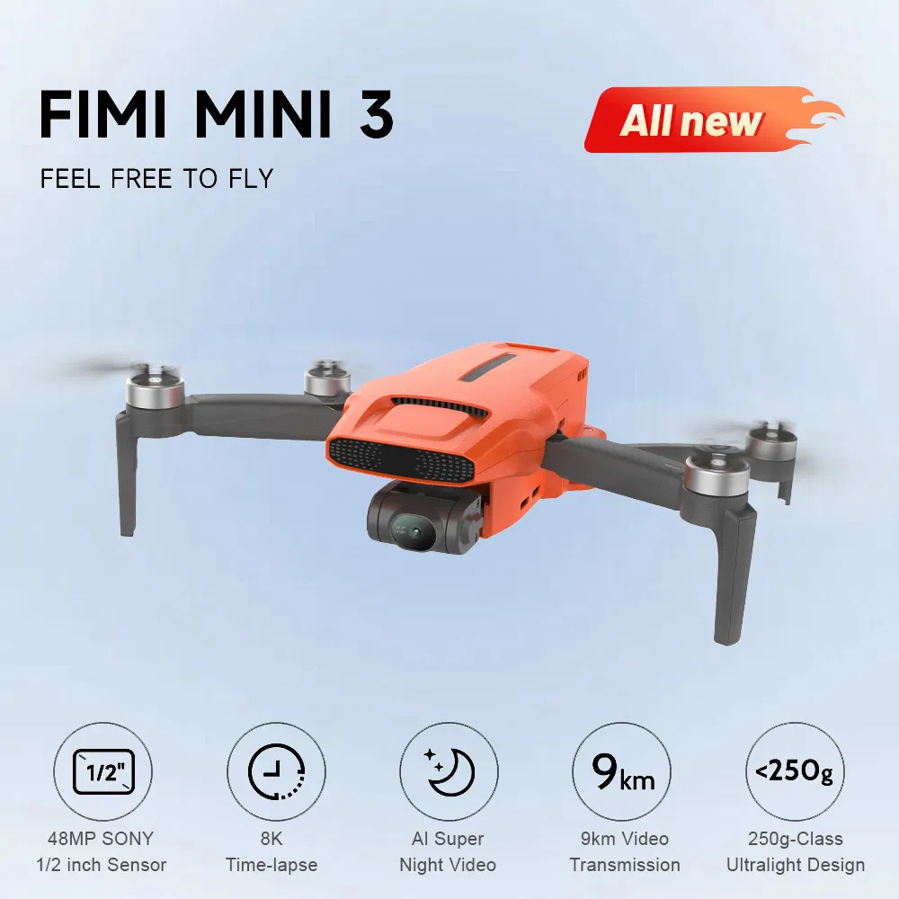 9km Transmission Portable RC Drone for Food & Beverage Industry – CE, MOQ 1pc, Bulk Supply