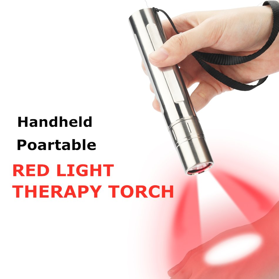 3PCS 3W 630/660/850nm Handheld Red Light Therapy Torch – Factory Price, No Middleman, MOQ 10pcs, OEM Supported