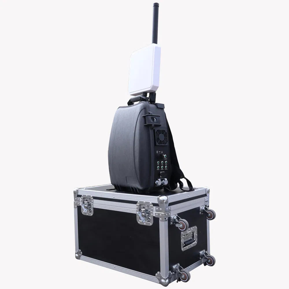 300W 6-Band Backpack Anti Drone Signal Jammer, 1 Unit Per Carton, 500-1000m Range, CE Certified, Warehouse-Ready