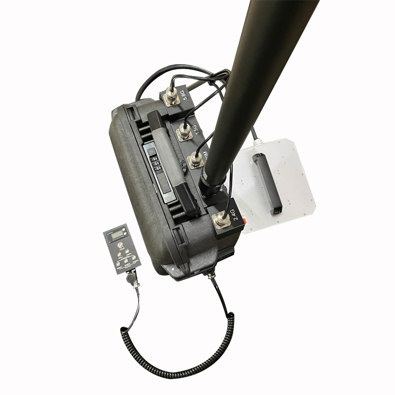 300W 6-Band Backpack Anti Drone Signal Jammer, 1 Unit Per Carton, 500-1000m Range, CE Certified, Warehouse-Ready