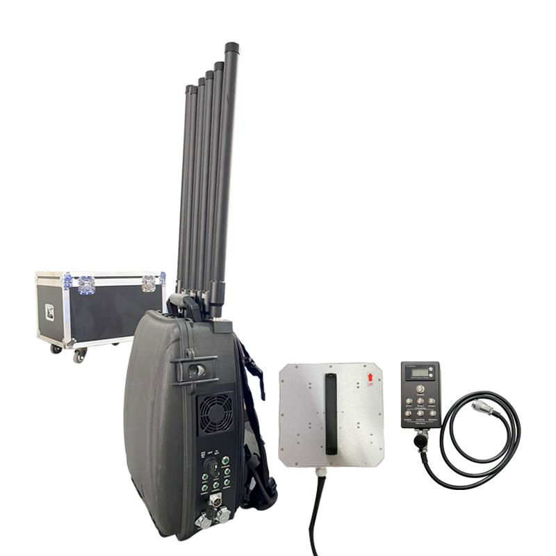 300W 6-Band Backpack Anti Drone Signal Jammer, 1 Unit Per Carton, 500-1000m Range, CE Certified, Warehouse-Ready