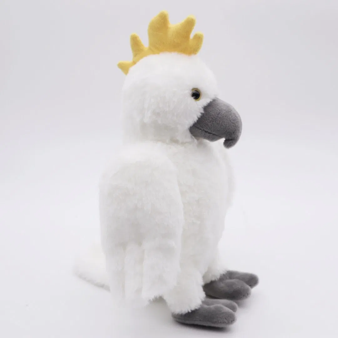 26cm White Plush Parrot Toy for Southeast Asia / Middle East – CE Certified, Flexible MOQ, Export Ready