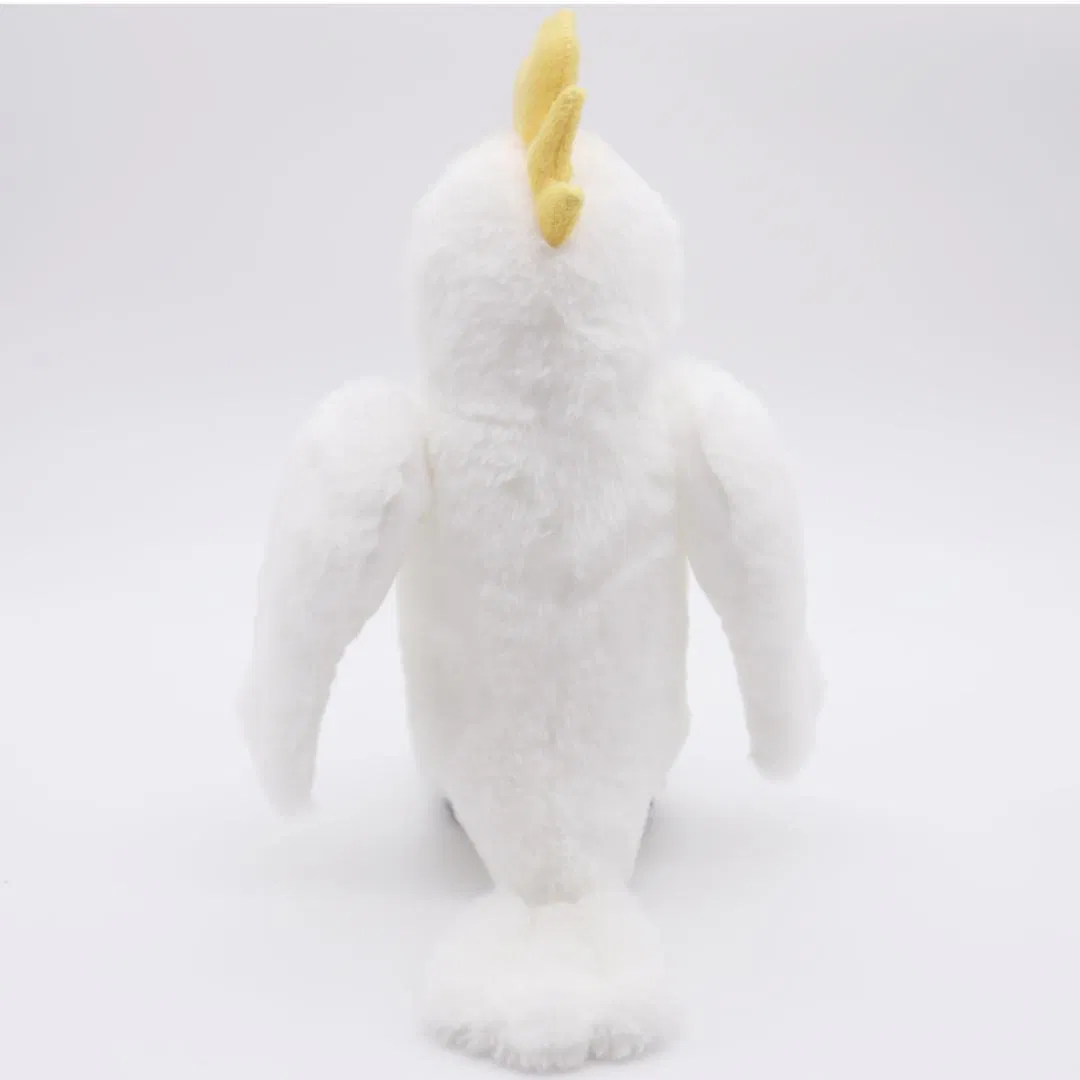 26cm White Plush Parrot Toy for Southeast Asia / Middle East – CE Certified, Flexible MOQ, Export Ready