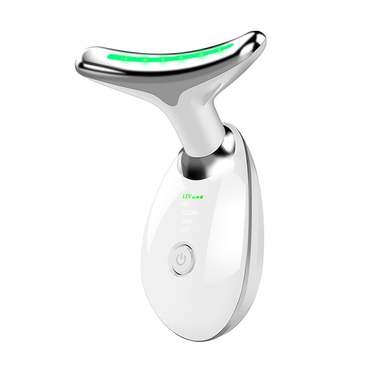 Salon Home Use Patented 7000VPM Vibration LED Neck Lifting Massager – 1Y Warranty, CE Licensed OEM Manufacturer